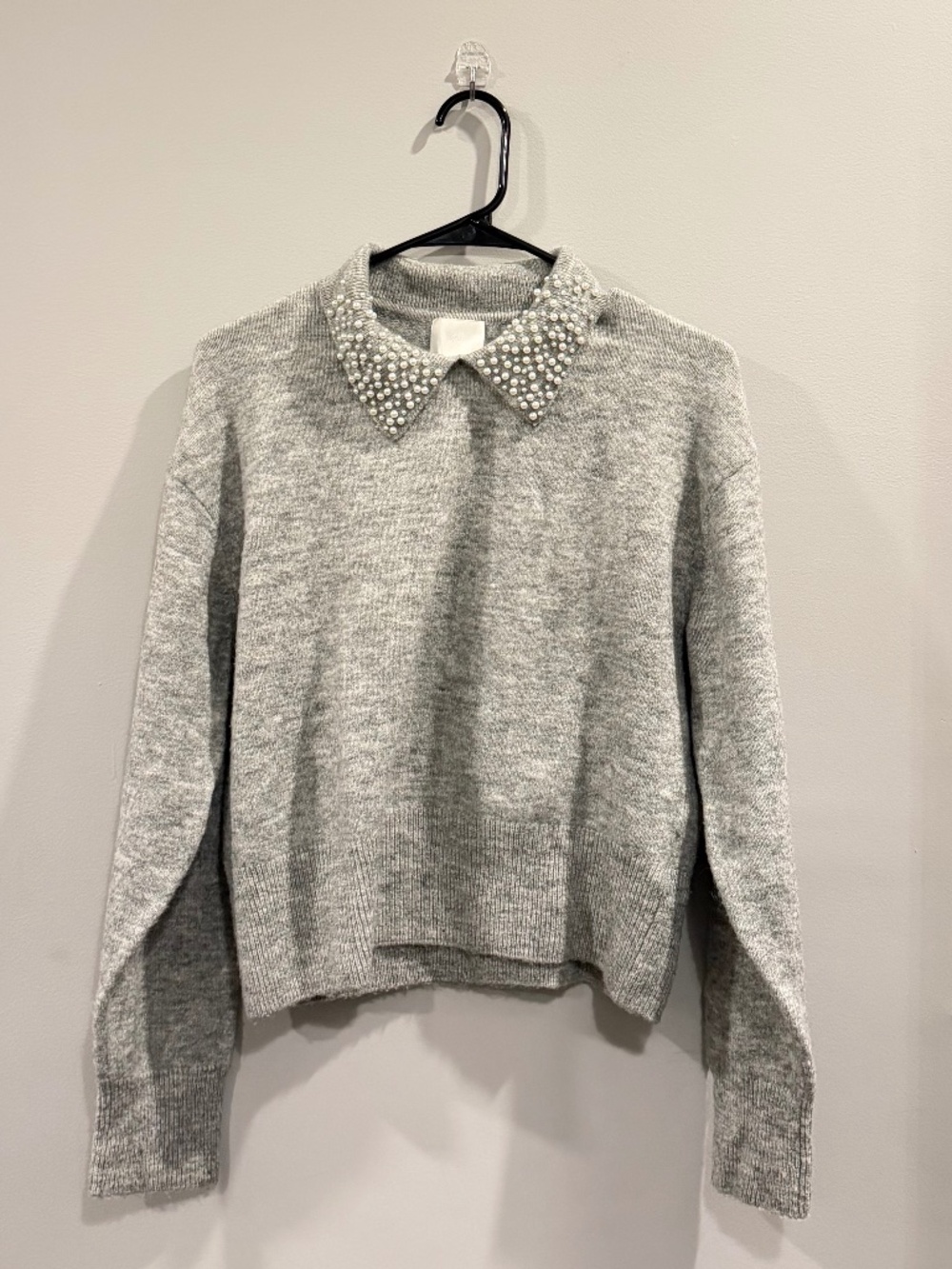 Sweater, Brand: H&M, Color: Gray, Size: XS